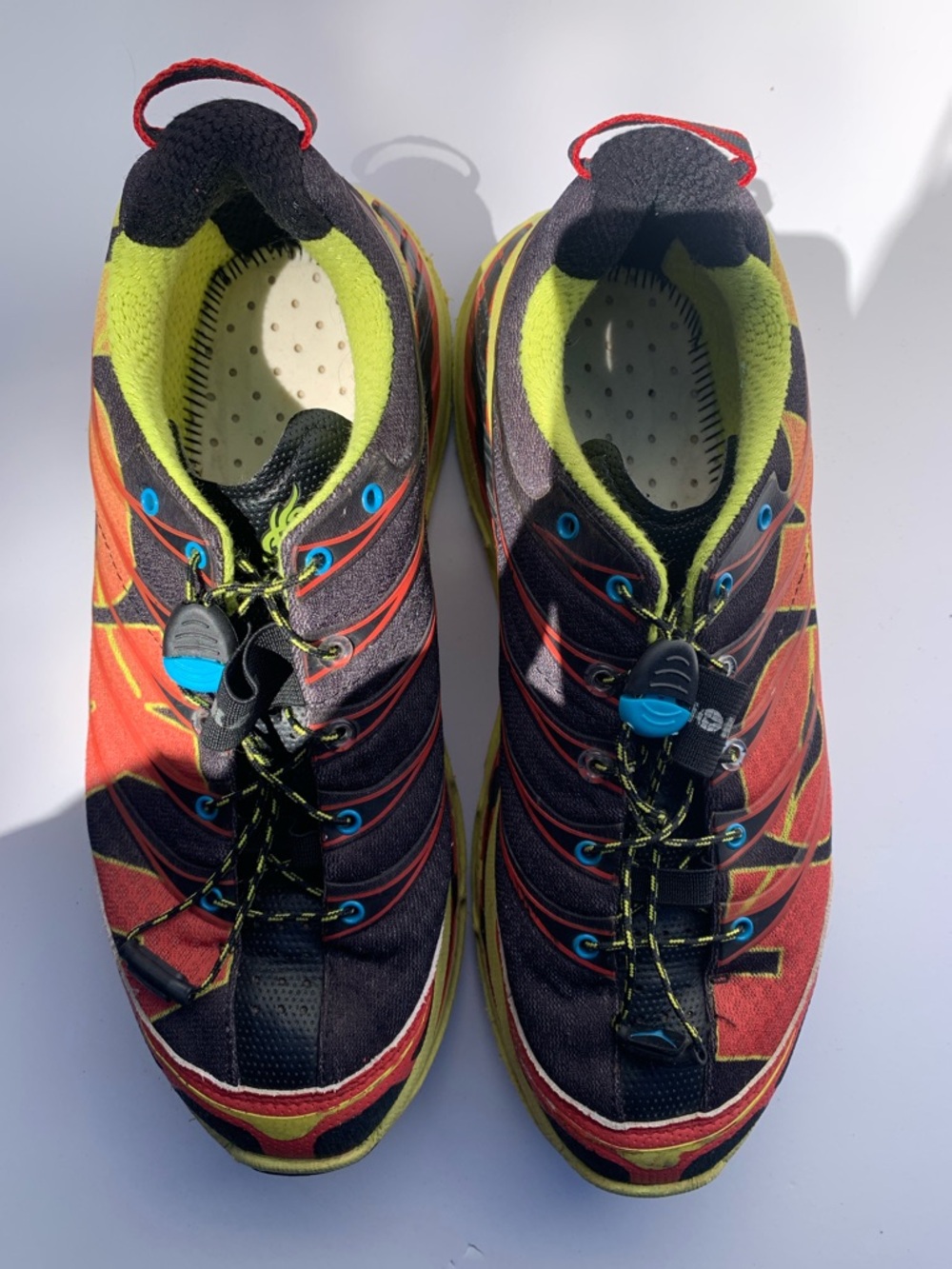 Hoka One One Clifton 3 Men's 9 Running Shoes Neon Yellow Orange Size 9 - Picture 7 of 10